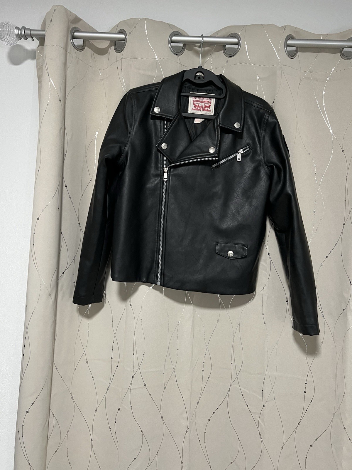Levi Strauss & Co Levi's Leather Jacket for Women Size L  Black Color