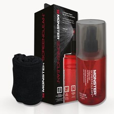 Monster Screen Cleaner Kit with Microfiber Cloth, 6.7 oz 200 mL Monitor Cleani