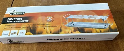 Grill Chicken Wings Grillgestell 44,5 cm Edelstahl Roasting-System