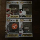 Funko Pop Lot Of 4 Looney Tunes Sylvester as Batman 844 Bugs Bunny Superman
