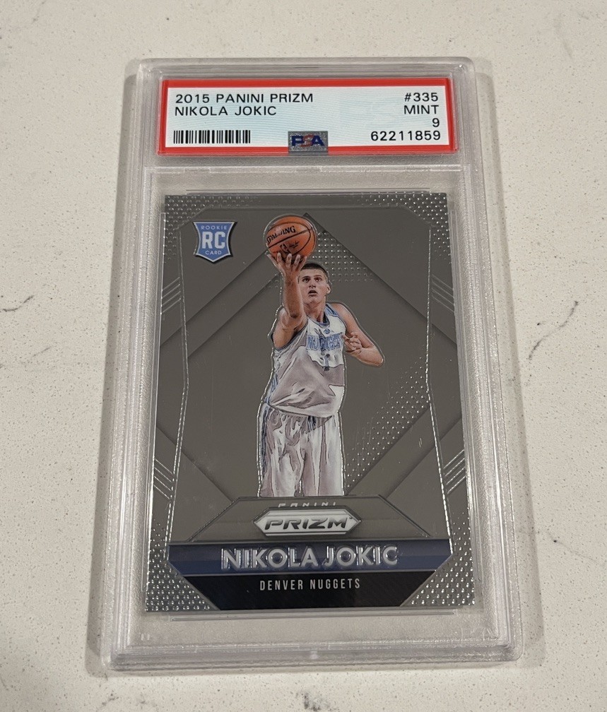 その他 NIKOLA JOKIC PANINI FLASH PRIZM RC PSA10 Nikola Jokic 2015 Prizm #335 Base Price Guide - Sports Card