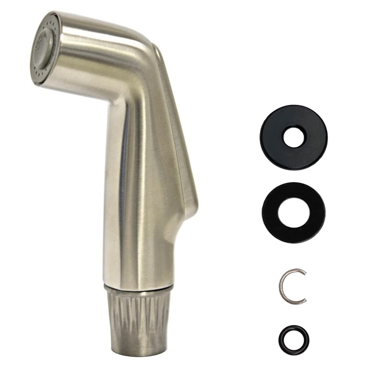 Awelife Kitchen Sink Side Spray Head, Sprayer Attachment, Brushed Nickel 
