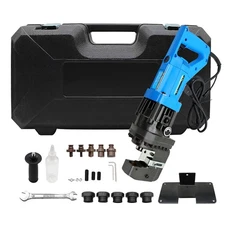 1200 W Electric Hydraulic Hole Punch Hydraulic Hole Punching Tool Metal Punch...