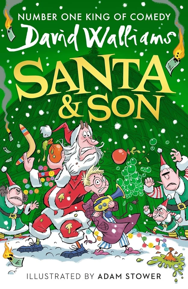 Santa & Son by David Walliams New for 2025 Children Christmas Book Hardcover - Image 2 of 4