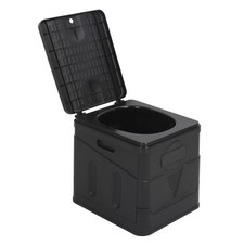 Travel Foldable Toilet With Lid Strong Load Bearing Multifunctional Foldable NEW