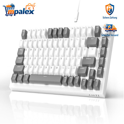 AJAZZ AK820 mechanische Tastatur 75 Hot Swappable mit PBT Tast