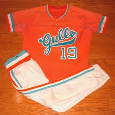 SALT LAKE CITY GULLS PCL 1979 BOB FERRIS GAME WORN USED JERSEY CALIFORNIA ANGELS