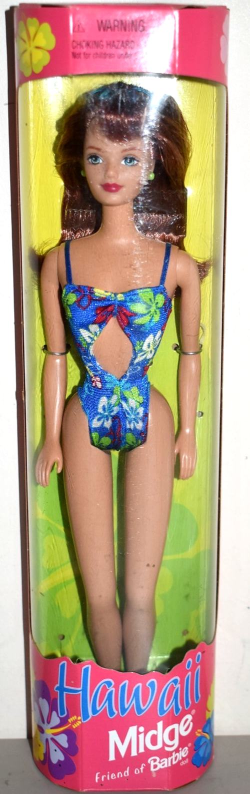 1999 Playline Collection  HAWAII Vintage Redhead MIDGE Barbie