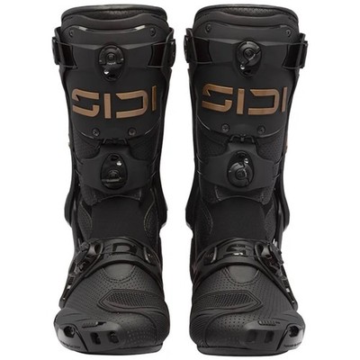Sidi - Motorrad Sportstiefel 43 - Rex Air - Drehknopf-Verschluss schwarz-bronze
