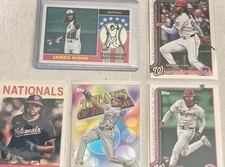 JAMES WOOD Lot of 5 Topps Heritage 1976 PLAYER ICONS HOLOGRAPHIC Nationals #16