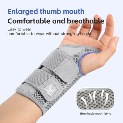 Wrist Brace with Splints for Carpal Tunnel Arthritis Tendonitis Pain Support 
