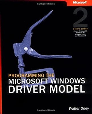 Programming the Microsoft Windows Driver Model Paperback Walter O