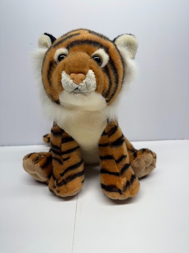 Aurora Bengal Tiger Sitting Plush Toy Stuffed Animal 10” Destination Nation Cub