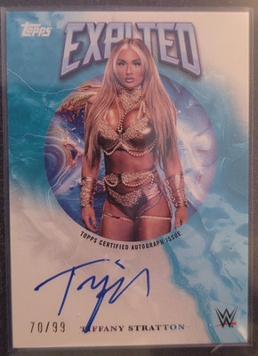 2025 Topps WWE Exalted Tiffany Stratton Auto 70/99