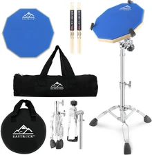 Practice Drum Pad, 12 Inches Double Sided Slient Silicone Drum Practic