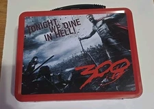 NECA 300 Movie Metal Tin Lunchbox/Thermos Set Spartans Action Gerard Butler T D