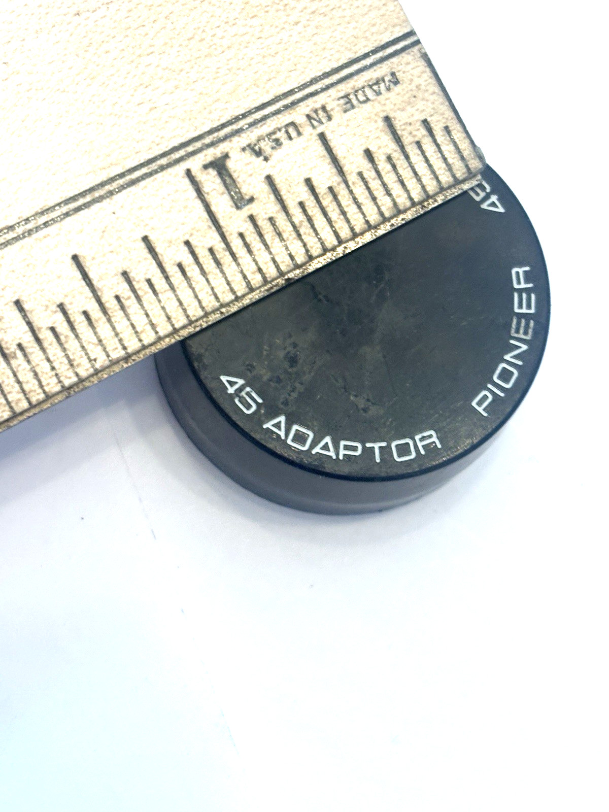 Vintage Original Pioneer Turntable 45 RPM record Adapter Puck.