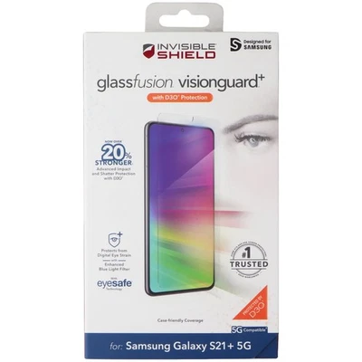 ZAGG InvisibleShield GlassFusion VisionGuard+ D30 Écran Pour Galaxy S21+ 5G - Photo 1/4