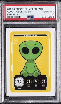 2022 ZEROCOOL VEEFRIENDS SER 2 ADAPTABLE ALIEN PSA 10