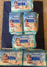 Pampers Splashers Swim Diapers Size 2-3 72 Co...