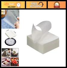 Edible Glutinous Rice Paper Sheets - 500 Pack (4.7"x4.7") for Candy & Chocolate