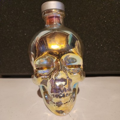 Crystal Head Vodka Aurora Iridescent skull bottle - EMPTY