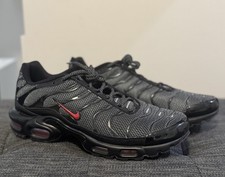 Nike Air Max Plus Shoes Mens Size 12 Black Red University TN DO6383-001