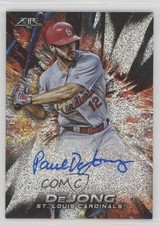 2018 Topps Fire Fire Auto Inferno 1/1 Paul DeJong #FA-PD Auto 4l8