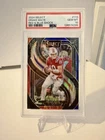2024 Panini Select Drake Maye Rookie Red & Blue Shock Prizm Patriots #113 PSA 10