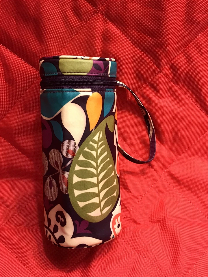 Vera Bradley Ameixa Louca Mamadeira/Garrafa de Água Caddy - Imagem 2 de 4