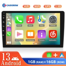 Apple CarPlay 9" 2 Din Android 13 Car Stereo Radio GPS Navi HiFi BT USB WIFI RDS
