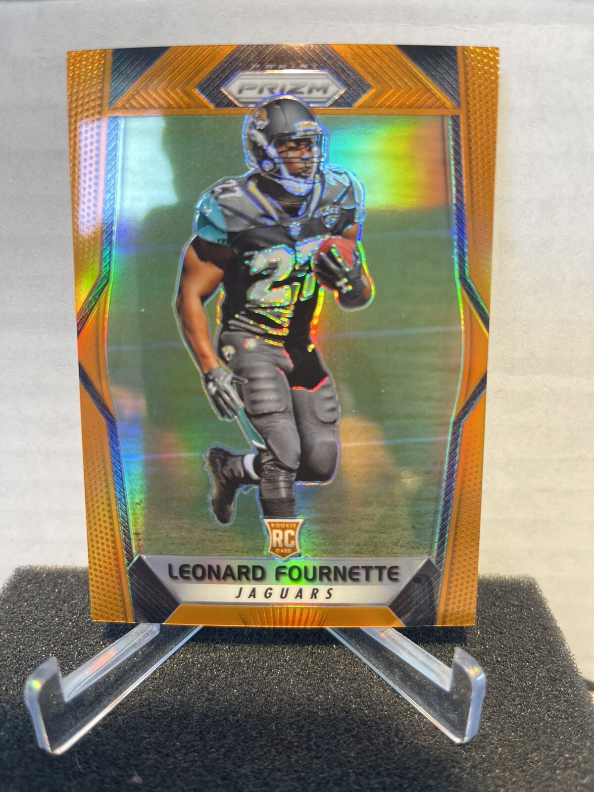 2017 Prizm Leonard Fournette RC Orange Prizm 122/275