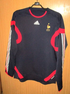 Maillot entrainement shirt ancien EQUIPE DE FRANCE 2005-2006 Porté FORMOTION - Photo 1/4