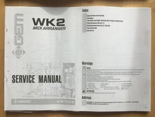 WW2 Midi Arranger quadro elettrico schemi musica generale GEM