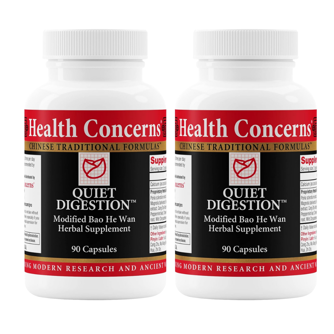 **2pack** Health Concerns - Quiet Digestion (90caps)