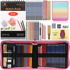 Drawing Pencils Watercolor Sketch Pencils Kit Colored Drawing Pencils Pro Art...