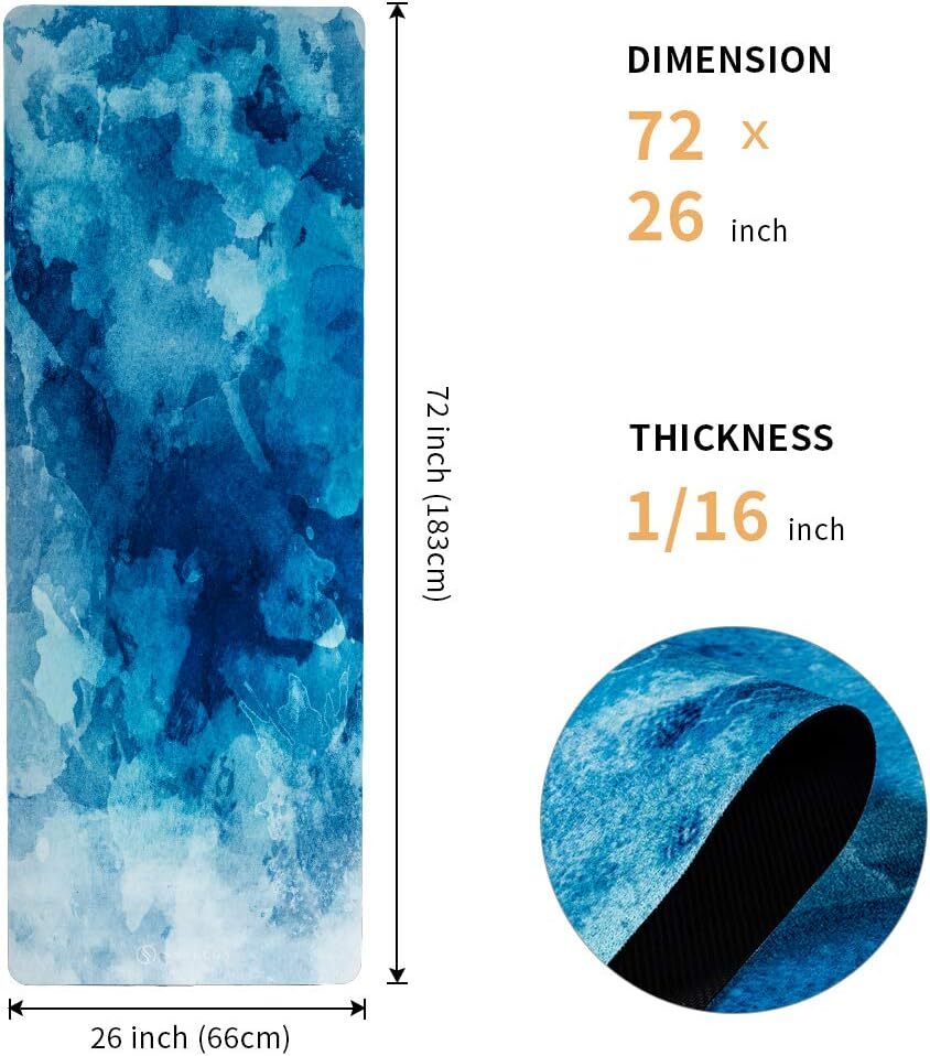 【SUKALA】VIEW PRINT TRAVEL YOGA MAT Galaxy Aurora Portable Travel Yoga Mat | Shop at Mikkoa