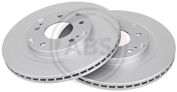 2X A.B.S. 17135 Bremsscheibe Vorne FüR Mitsubishi-image