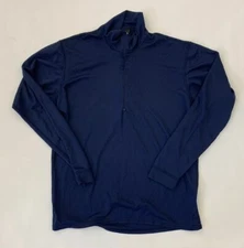 Patagonia Capiline 1/2 Zip Up Base Layer Top Pullover Men Small Made In USA Worn