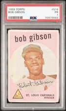 1959 Topps Bob Gibson #514 PSA 1