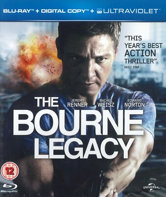 The Bourne Legacy (2012)Blu-Ray,Jeremy Renner,Rachel Weisz, Edward Norton