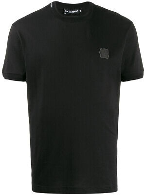 Dolce And Gabbana Logo Patch T-Shirt G8KC0Z, Men'S designer 