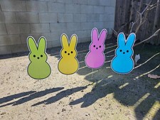 Easter Decor Yard Art Bunnies