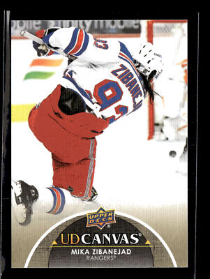2021-22 Upper Deck #C56 Mika Zibanejad UD Canvas | eBay