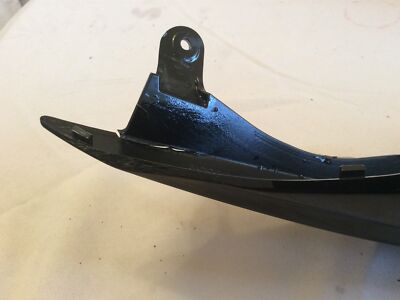 KAWASAKI ZX6R NINJA LEFT SIDE TAIL FAIRING COWL GLOSS BLACK USED