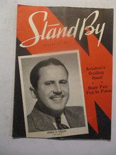 STAND BY MAGAZINE AUGUST 1937 JAMES P. FALLIS VINTAGE WLS CHICAGO RADIO