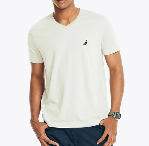 NWT Nautica Men's V Neck Tee Short Sleeve Solid Vee Neck T-Shirt S M L XL XXL 3X - Picture 11 of 16