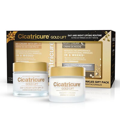 Cicatricure Gold Lift Anti Gravitational Wrinkles Day Night Cream 2 Pack 1.7 oz