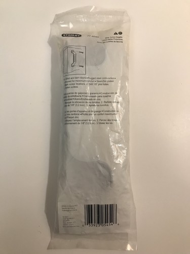 STANLEY Door Pull Handle 6 1/2” Zinc Plated Steel 77-4040 SP484 NEW - Picture 2 of 5