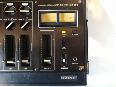 SONY ミキサー MX-650 ソニー MIXER Sony MX-650 Mic Mixer | eBay